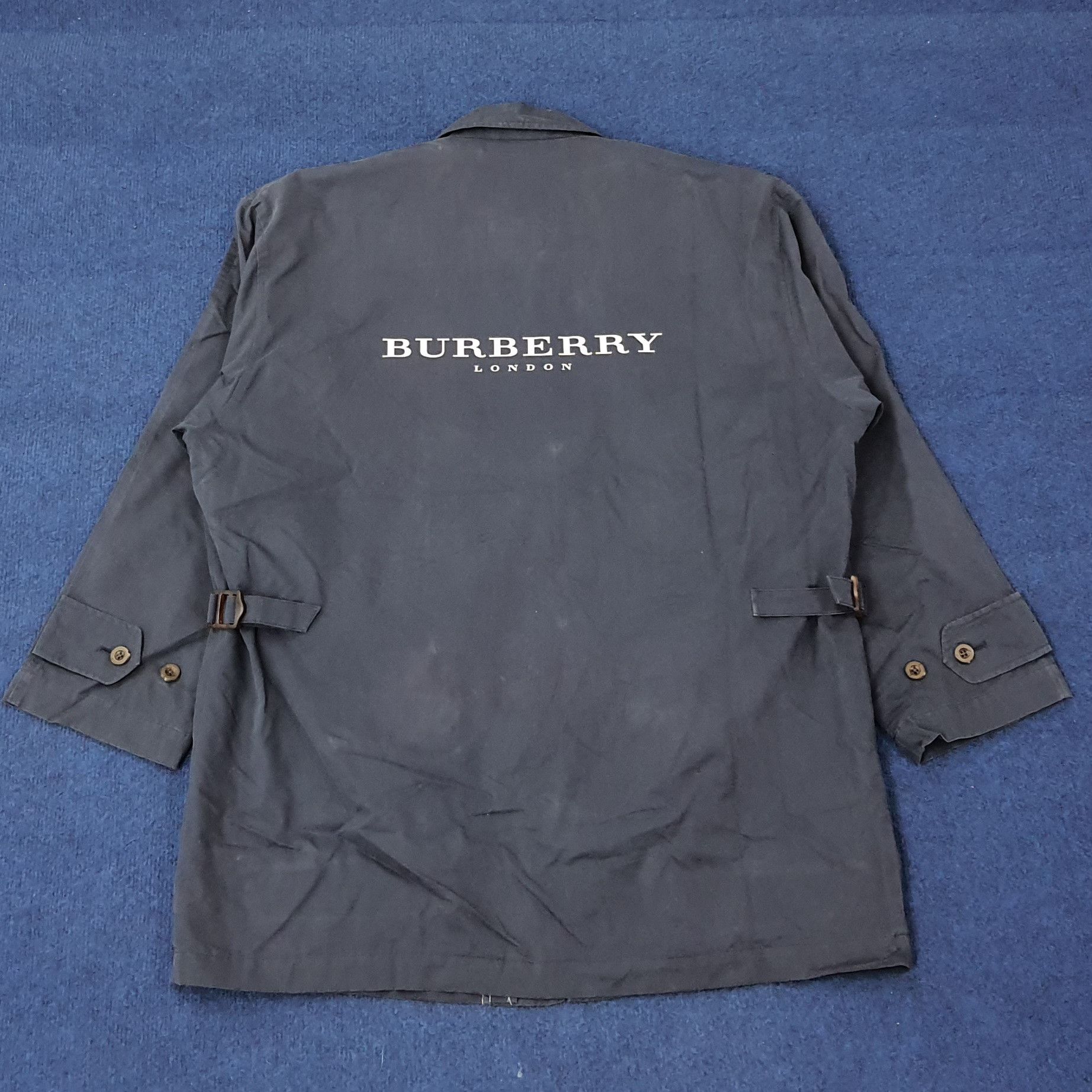 Burberry Vintage Burberrys Designer Custom Logo Jacket C246N25 Size US L / EU 52-54 / 3 - 3 Thumbnail