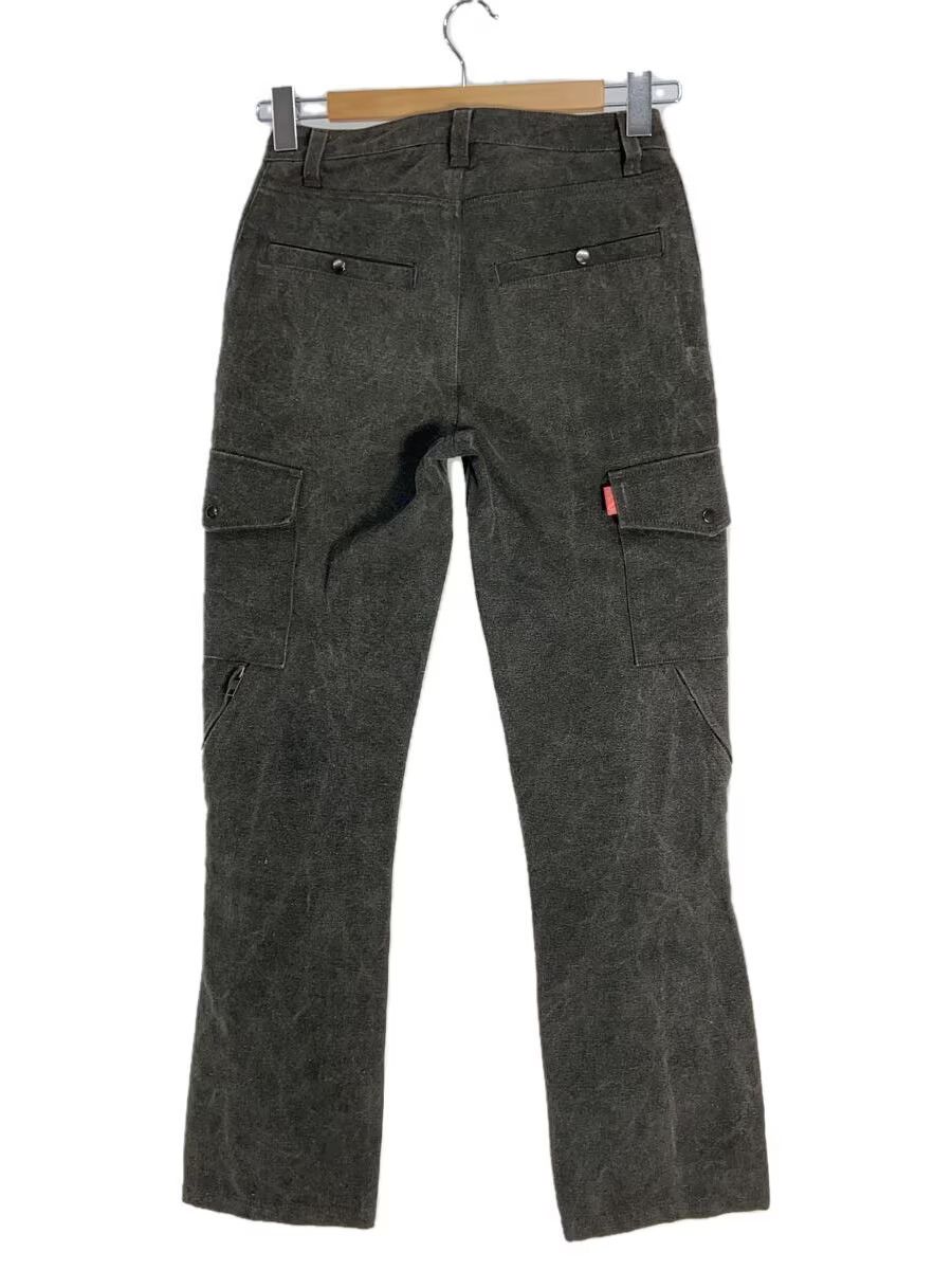 Kadoya KADOYA Zip Design Cargo Pants Black Cotton S Size US 26 / EU 42 - 2 Thumbnail