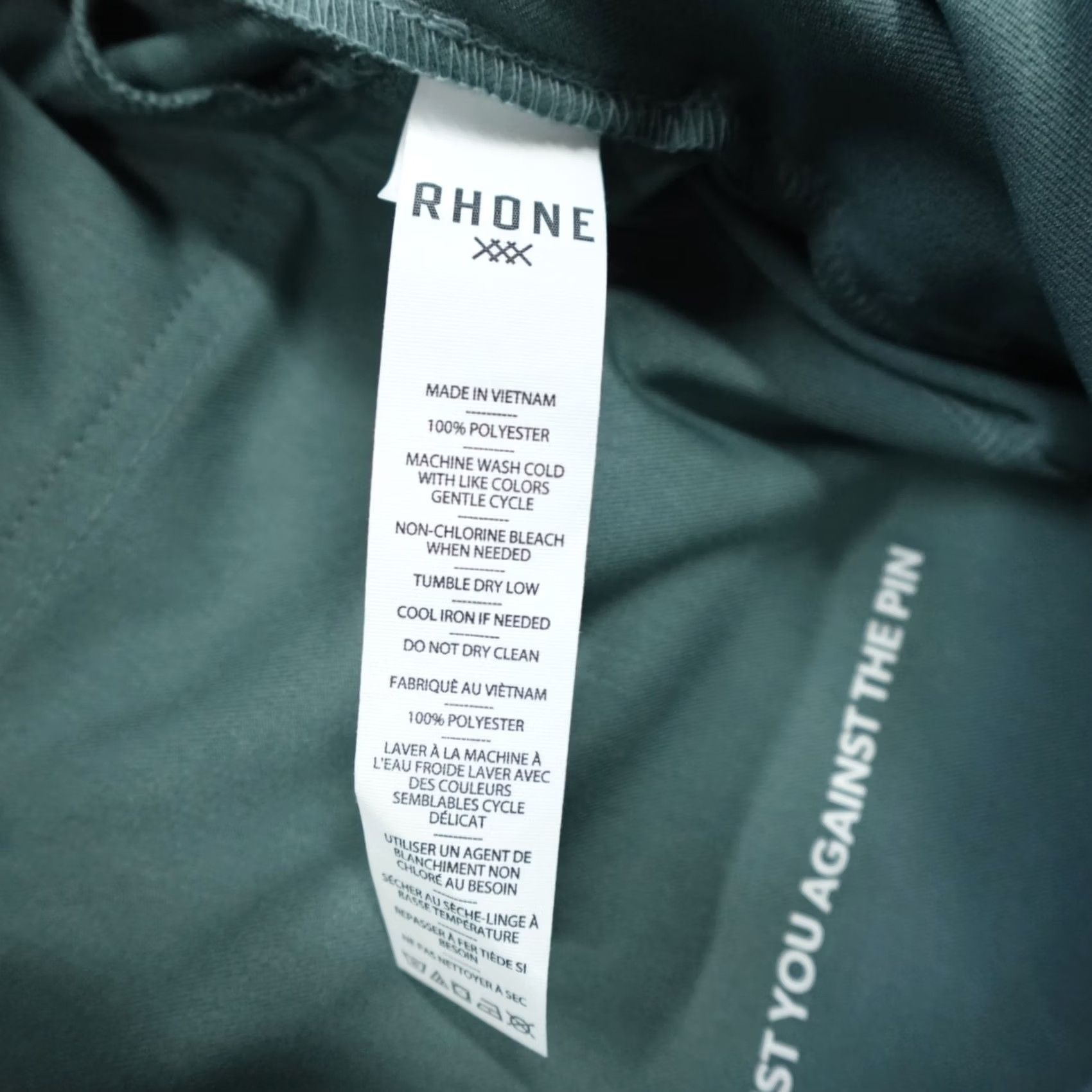Rhone Rhone Golf Tour Trouser Pants Tidal Green Size 33x32 Classic Fit Performance Size US 34 / EU 50 - 5 Thumbnail