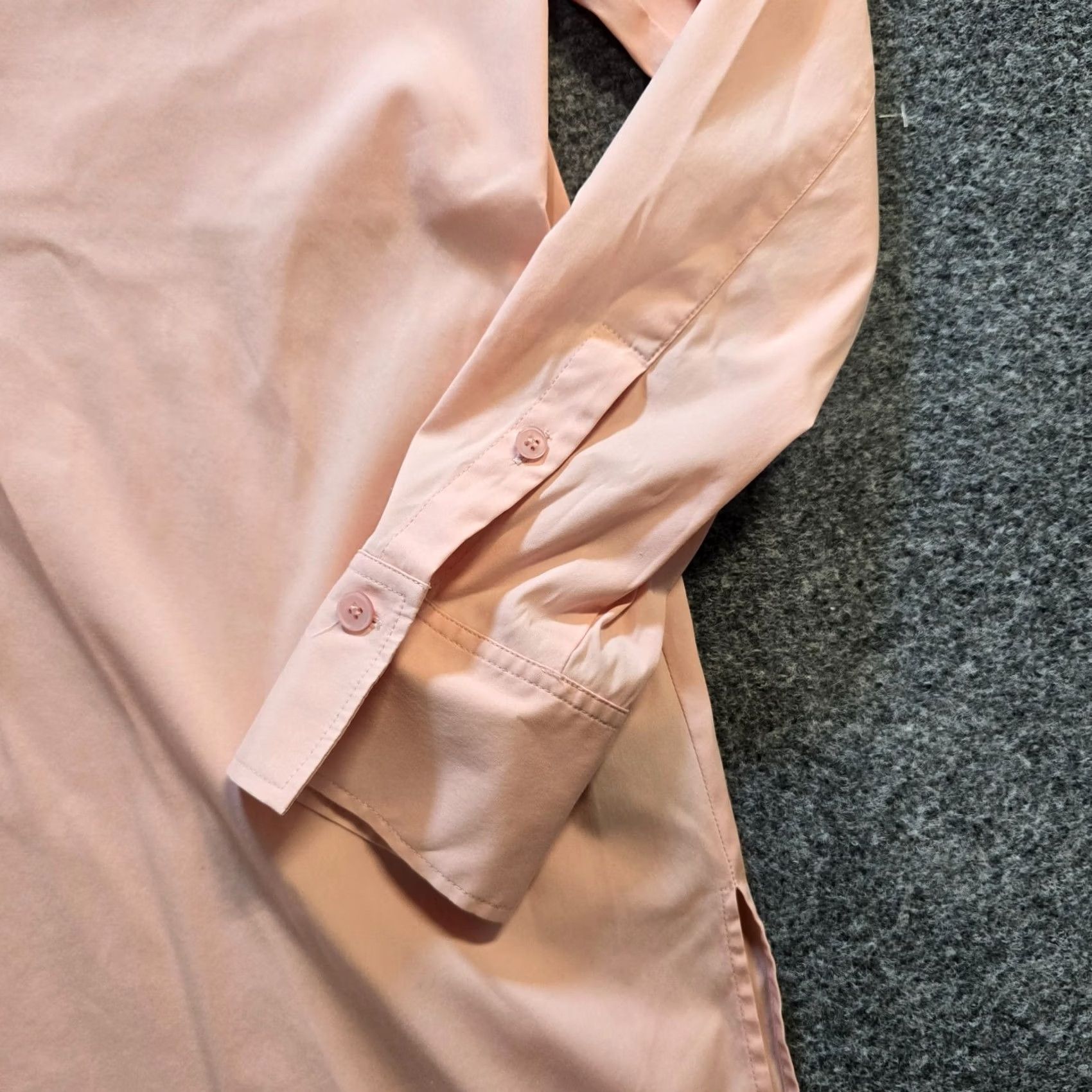 Pinko Lafayette 148 New York Top Womens Size S Pink Popover Long Sleeve Collared Blouse Career Size S / US 4 / IT 40 - 3 Thumbnail