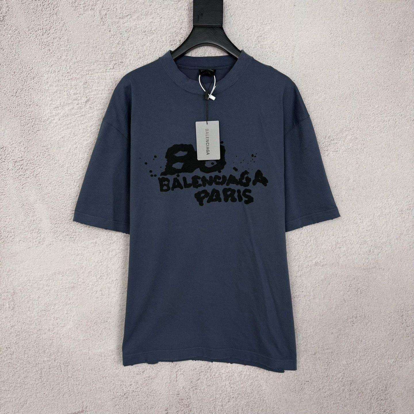 Balenciaga Balenciaga Retro Blue T-Shirt m Men Size US M / EU 48-50 / 2 - 1 Thumbnail