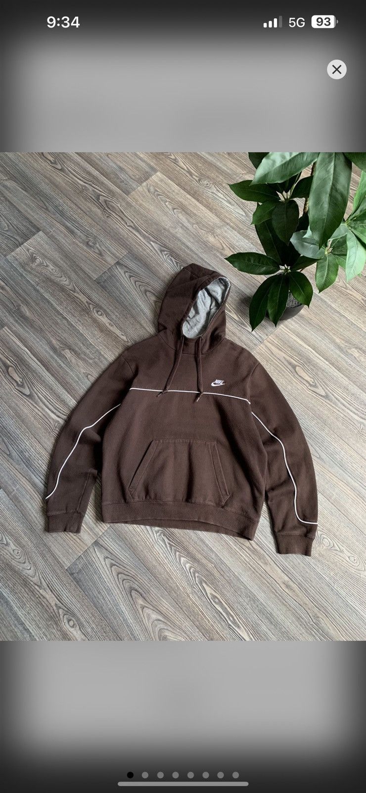 RARE BROWN NIKE HOODIE