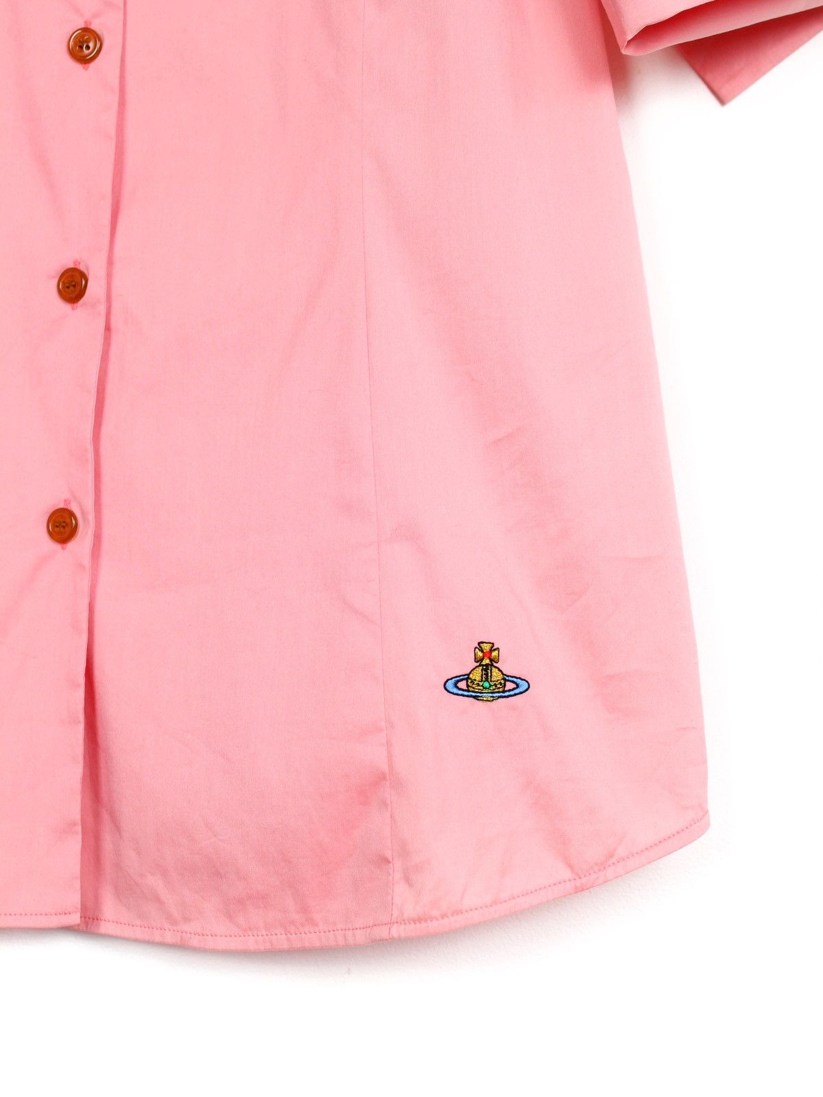 Vivienne Westwood Vivienne Westwood 2016 Red Label Heart Collar Pink Shirt Size M / US 6-8 / IT 42-44 - 4 Thumbnail