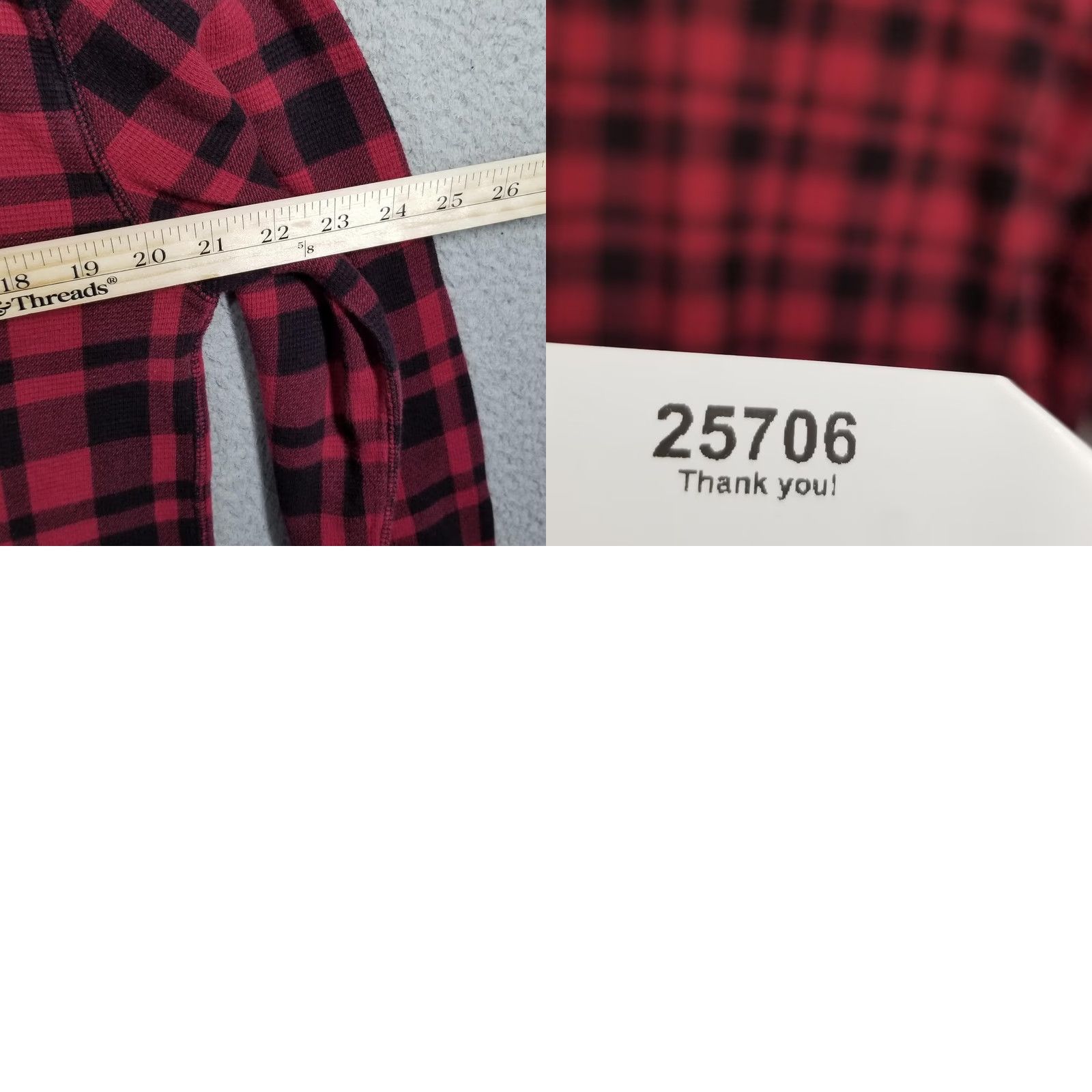 Polo Ralph Lauren Polo Ralph Lauren Sweater Mens Large Red Plaid Thermal Crewneck Knit Pullover Size US L / EU 52-54 / 3 - 8 Thumbnail