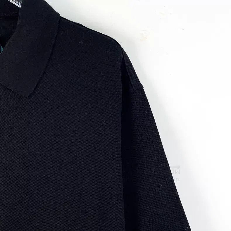 Givenchy Givenchy Black Cotton Logo Print Collar Short Sleeve Polo Size US L / EU 52-54 / 3 - 3 Thumbnail