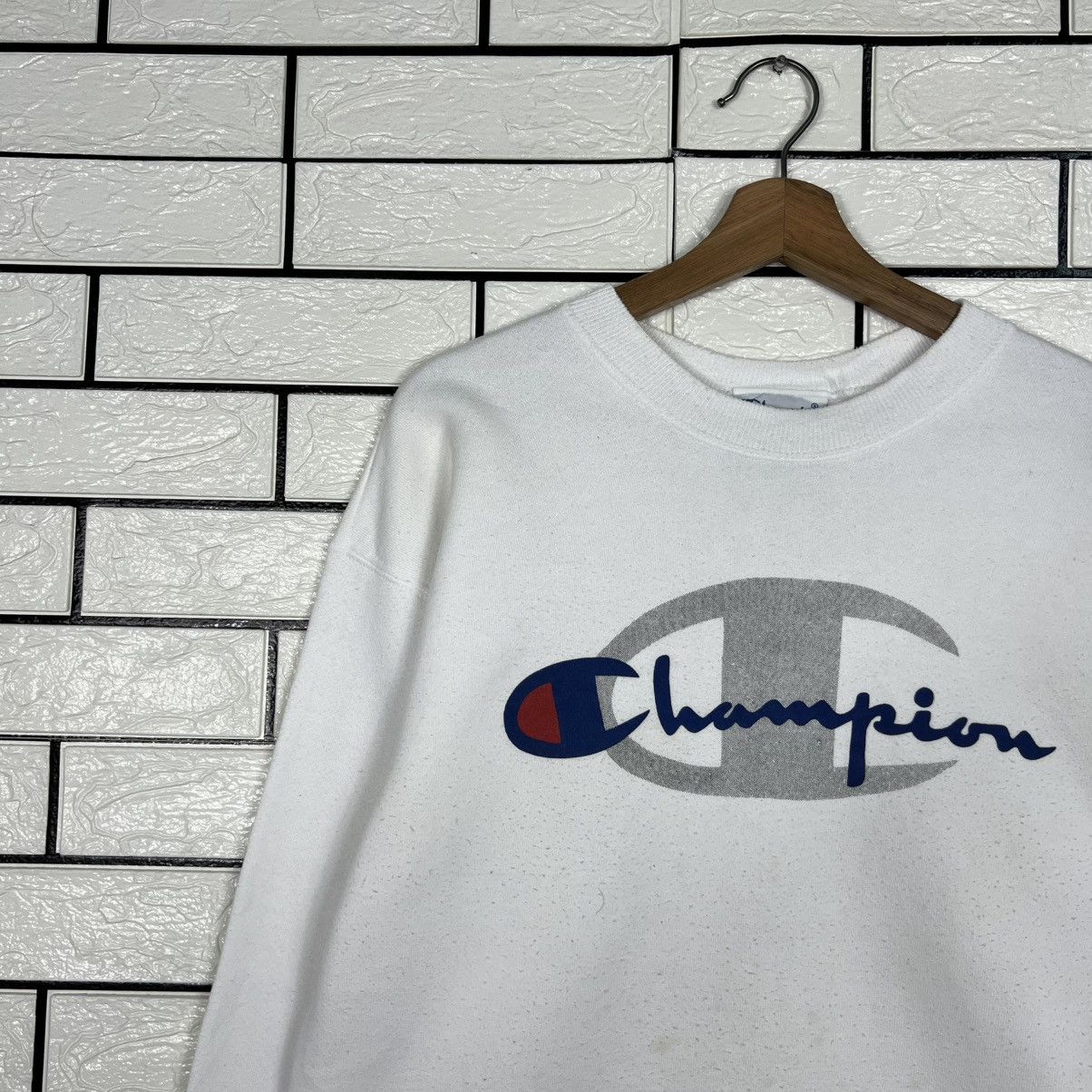 Champion 90's CHAMPION REVERSE WEAVE Big Logo Sweatshirt #4017-C183 Size US M / EU 48-50 / 2 - 4 Thumbnail