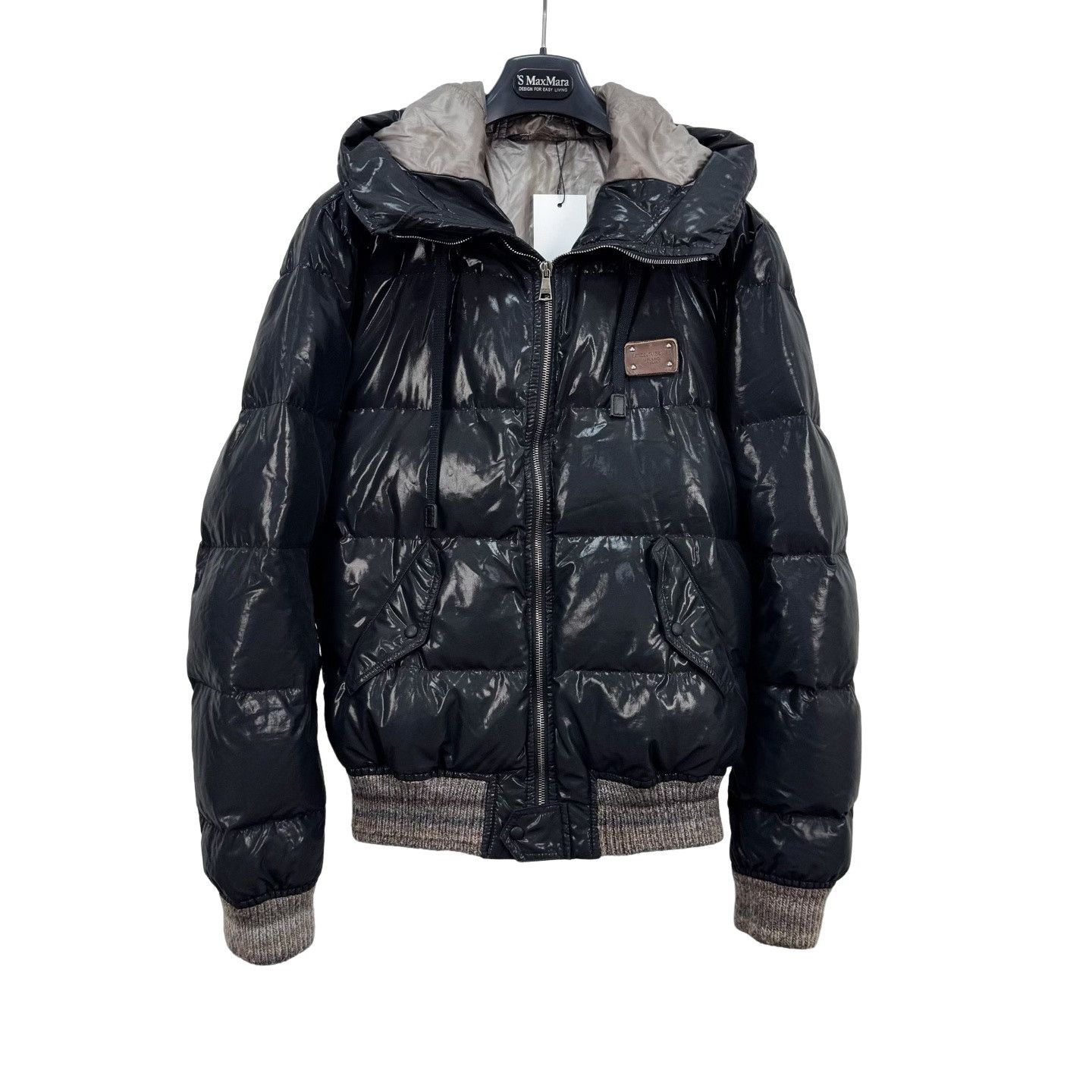 Dolce & Gabbana Dolce & Gabbana Leather Patch Down Jacket Size 48 Size US M / EU 48-50 / 2 - 1 Thumbnail