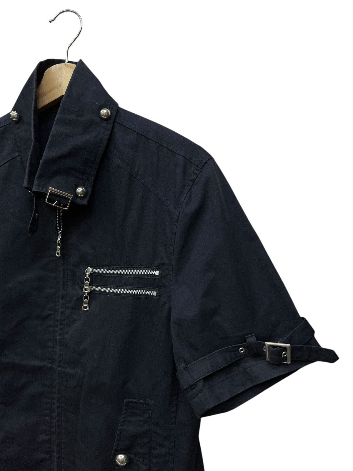 semanticdesign Semantic Design Punk Bondage Zipper Short Sleeve Shirt Japan Size US S / EU 44-46 / 1 - 6 Thumbnail