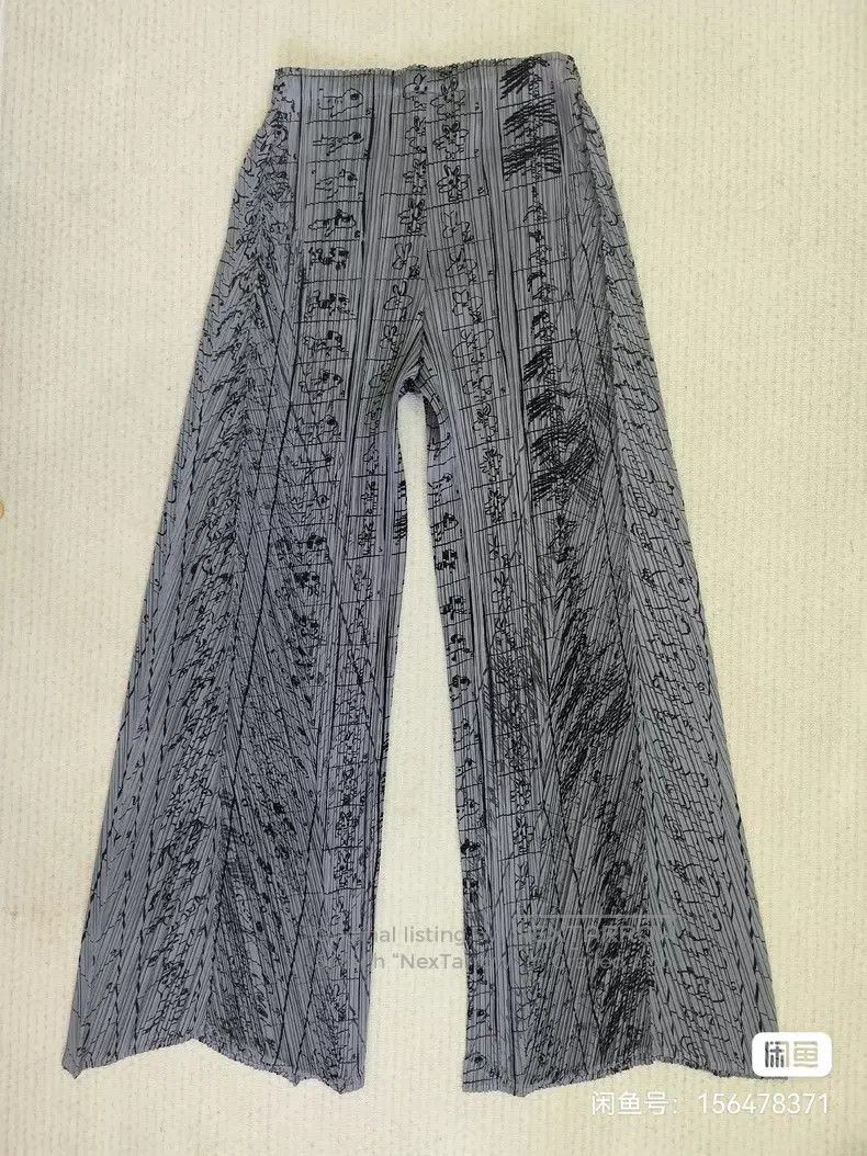 Issey Miyake Issey Miyake size:1 Cartoon pants Size 22" - 3 Thumbnail