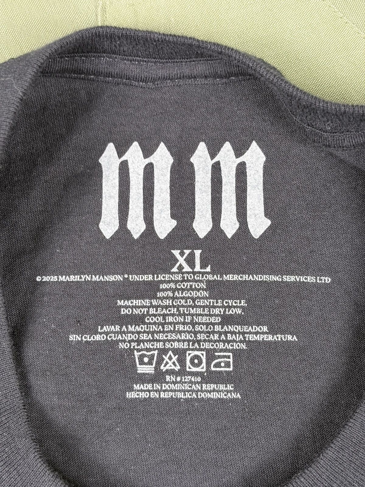 Band Tees Marilyn Manson Tour Merch Size US XL / EU 56 / 4 - 3 Thumbnail