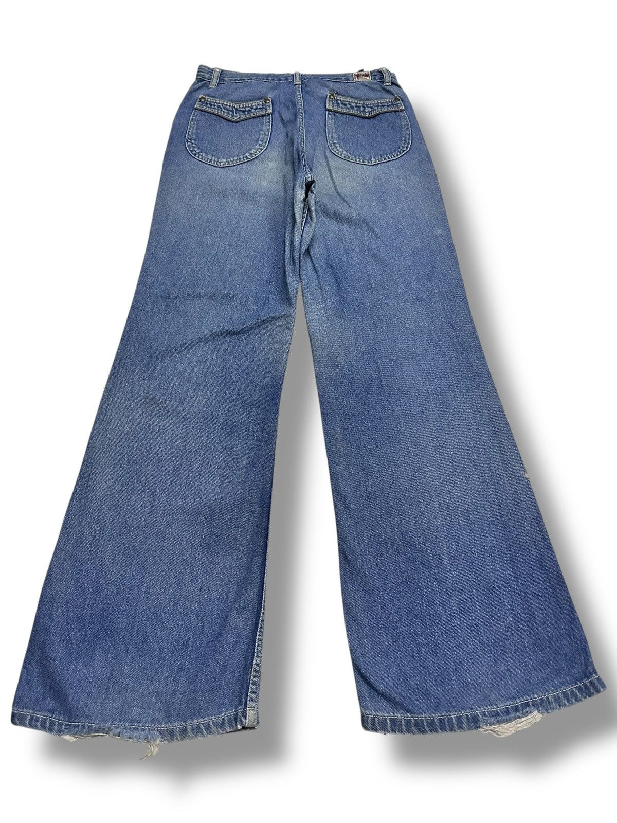 Johnbull Distressed Johnbull Jean With Baggy Style Wideleg Faded Wash Size US 28 / EU 44 - 2 Thumbnail