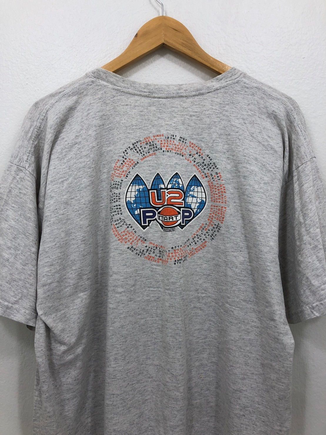 Band Tees × Vintage Vintage 1997's U2 Pop Mart Concert World Tour shirt BN Size US XL / EU 56 / 4 - 2 Thumbnail