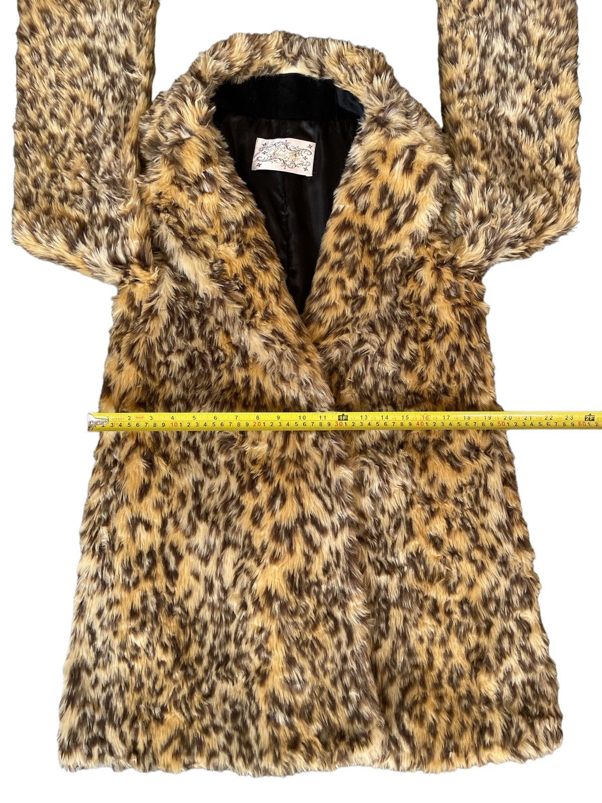 Japanese Brand Vintage Japanese Brand Allover Print Leopard Fluffy Fur Coat Size S / US 4 / IT 40 - 15 Thumbnail