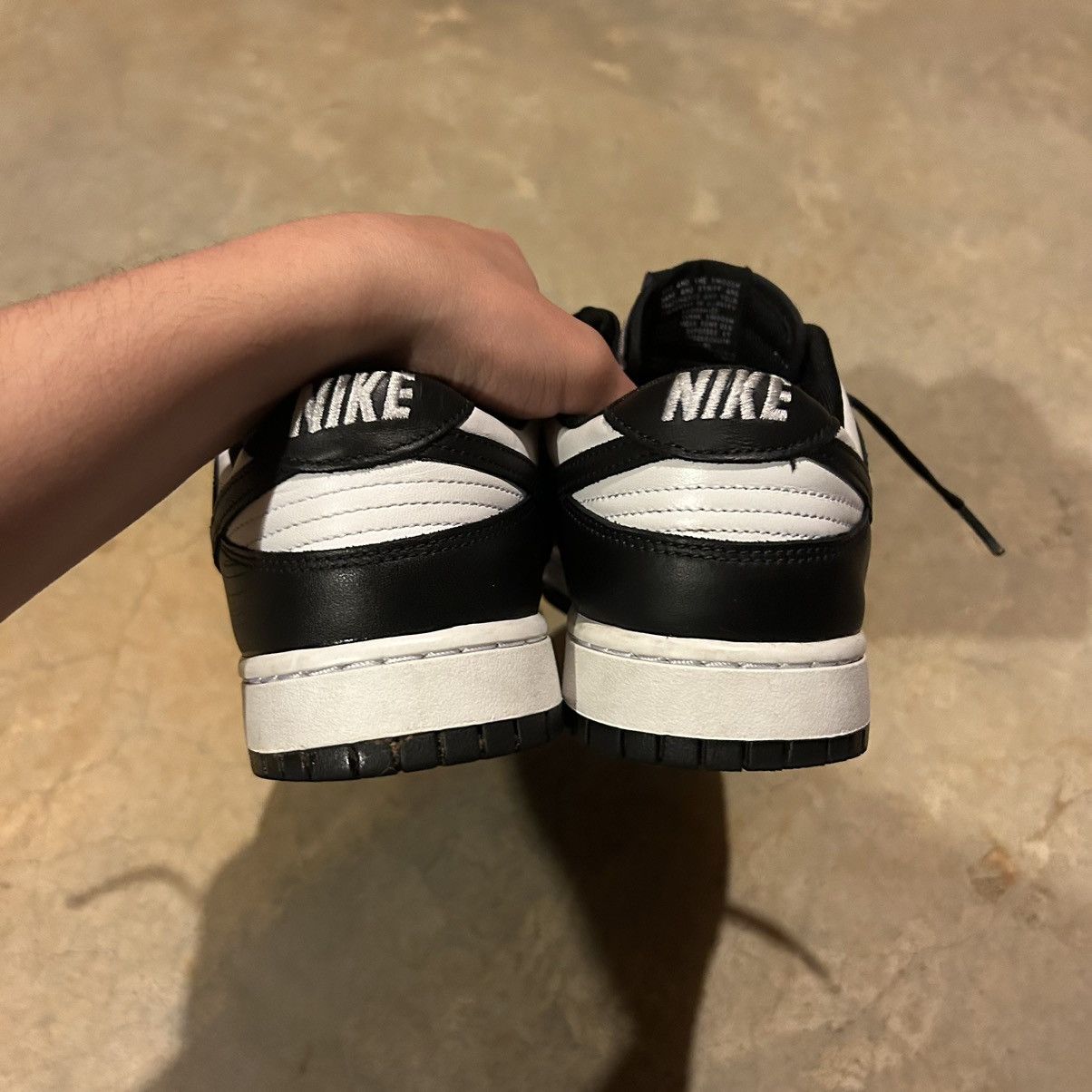 Japanese Brand × Nike Nike Dunk Low Retro White Black Panda 2022 US 12 Size US 12 / EU 45 - 4 Thumbnail