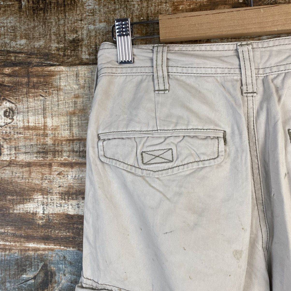 Japanese Brand DL Suolotions White Cargo Multipocket Pants #C967 Size 25" / US 0 / IT 36 - 21 Thumbnail