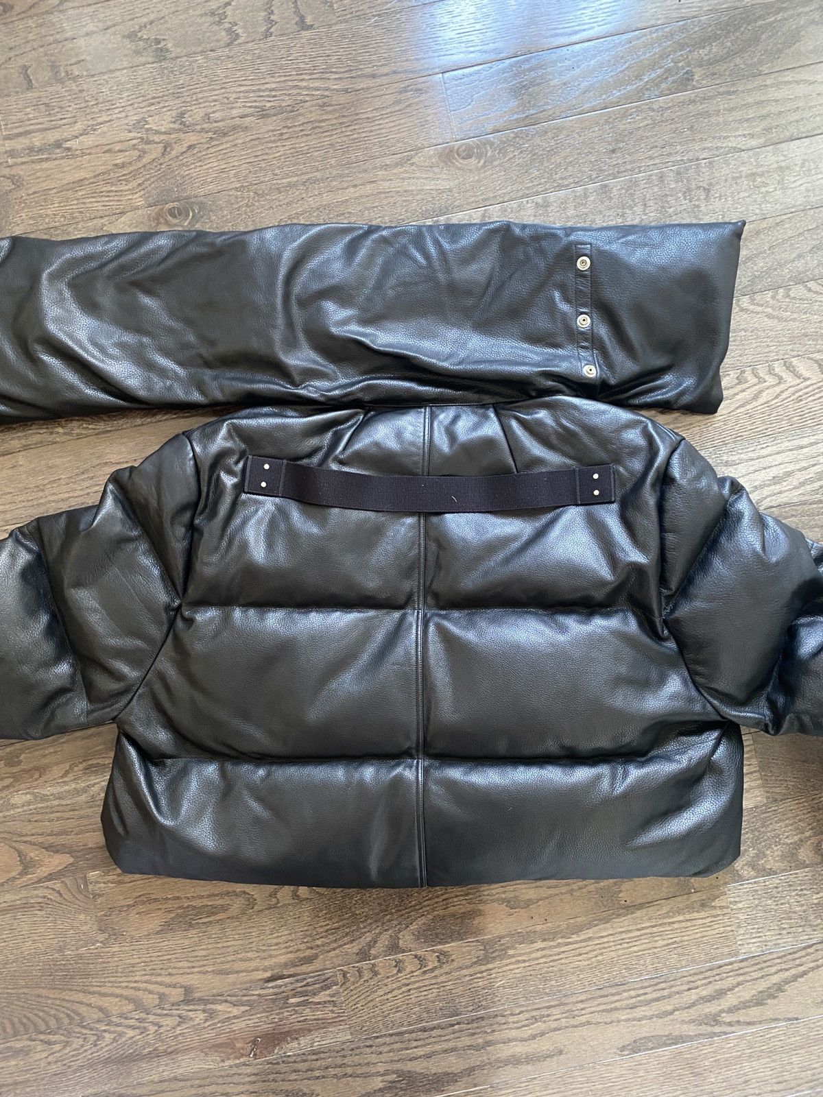 Rick Owens Rick Owens Funnel Neck Down lambskin Leather Sisyphus Jacket Size US M / EU 48-50 / 2 - 9 Thumbnail