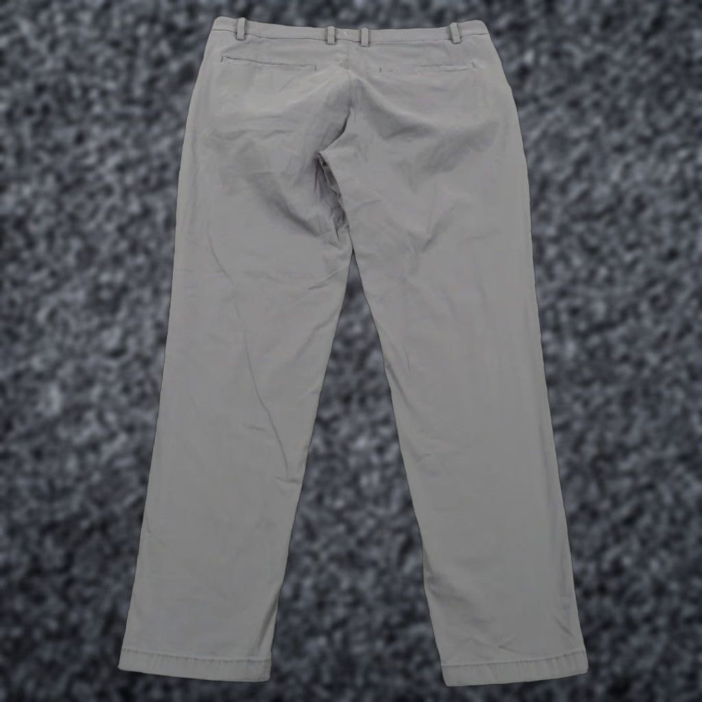 Birddogs Pants Men 38x32 Stretch Khakis Grey Linerless Performance Office Chino Chino Pants Regular Men 38 31 in Gray