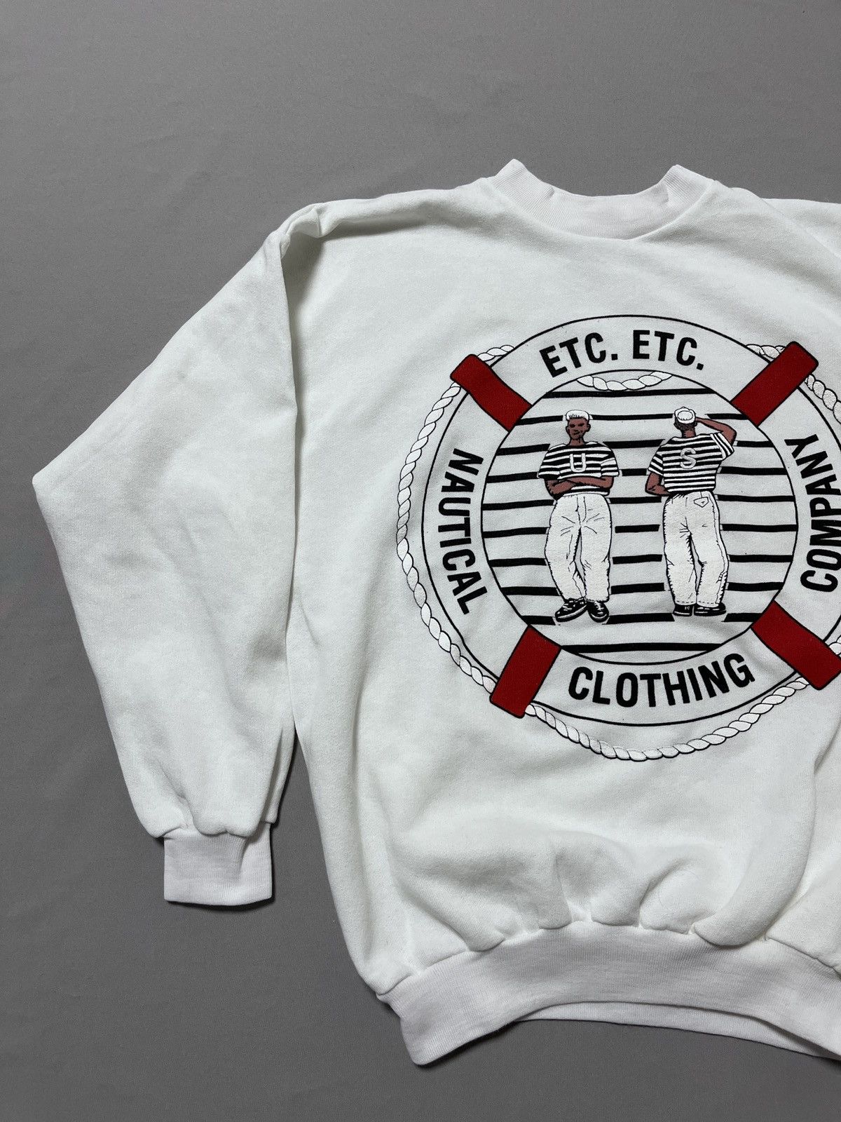Nautica Vintage Sailors ETC Nautical Clothing Company Sweatshirt Size US L / EU 52-54 / 3 - 2 Thumbnail