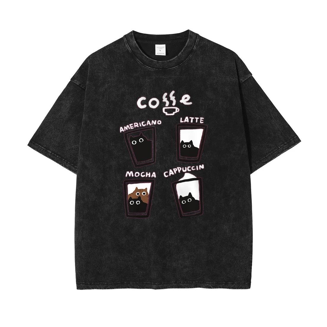 Vintage Retro Y2K Cat Tee for Summer Size US XL / EU 56 / 4 - 1 Preview