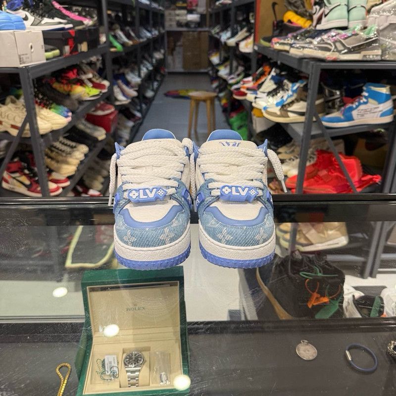 Louis Vuitton Louis Vuitton Trainer Maxi Low Top Sneakers -2508 Size US 6.5 / EU 39-40 - 2 Thumbnail