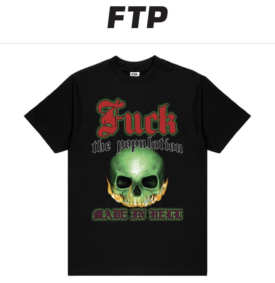 Fuck The Population × G59 Records G59 GONE TEE (BLACK) L