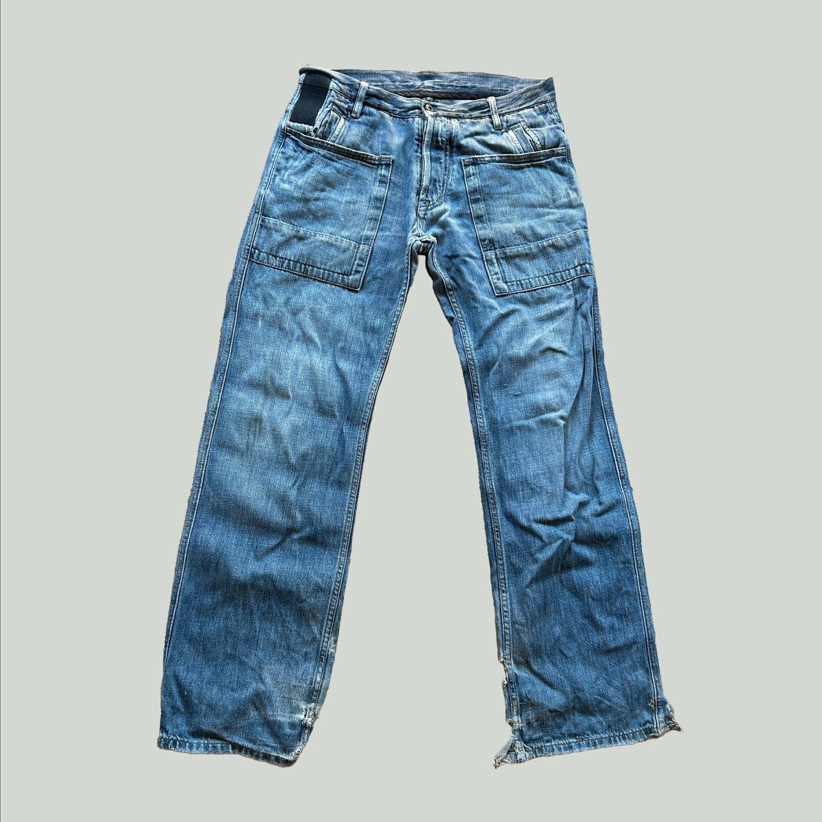 Rick Owens × Rick Owens Drkshdw Rick Owens Slab Denim Size US 38 / EU 54 - 1 Thumbnail