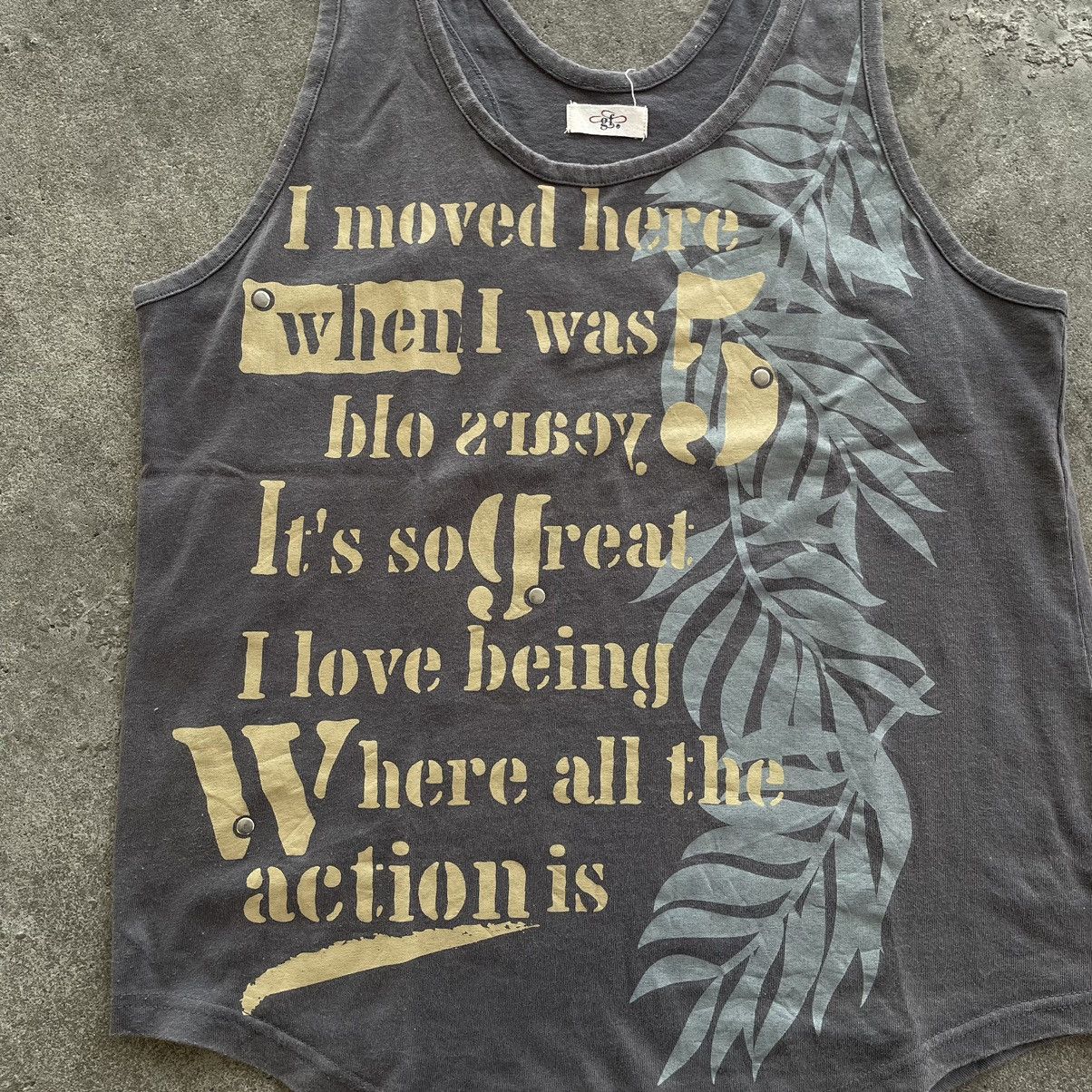 If Six Was Nine × Japanese Brand × Le Grande Bleu (L.G.B.) Gf poems with studded tank top amazing design Size US M / EU 48-50 / 2 - 3 Thumbnail