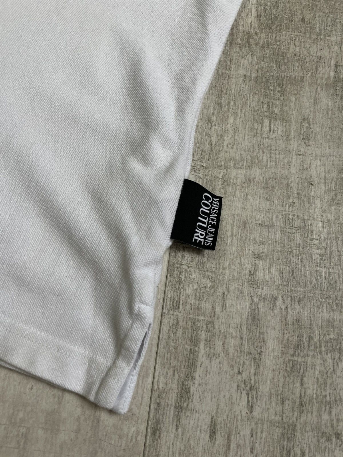 Versace Versace Jeans Couture White Polo T-Shirt Luxury RARE Size US XS / EU 42 / 0 - 5 Thumbnail
