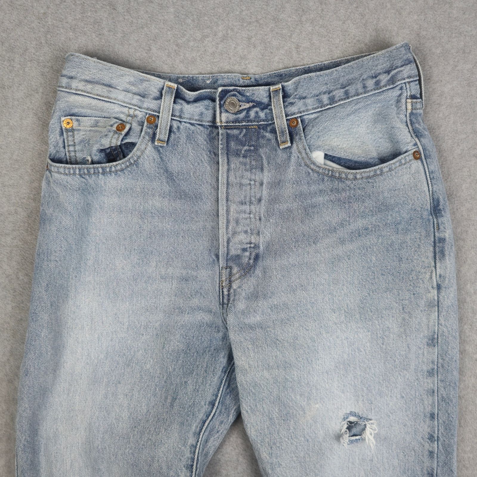 Levi's Levi's 501 Jeans 28x28 Button Fly Joe Cool Snoopy Patch Size US 28 / EU 44 - 7 Thumbnail