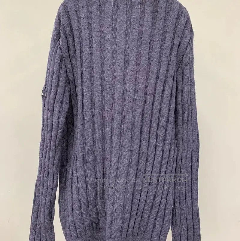 Balmain Balmain Gray Cotton Long Sleeve Pullover Sweater . Size M / US 6-8 / IT 42-44 - 2 Thumbnail