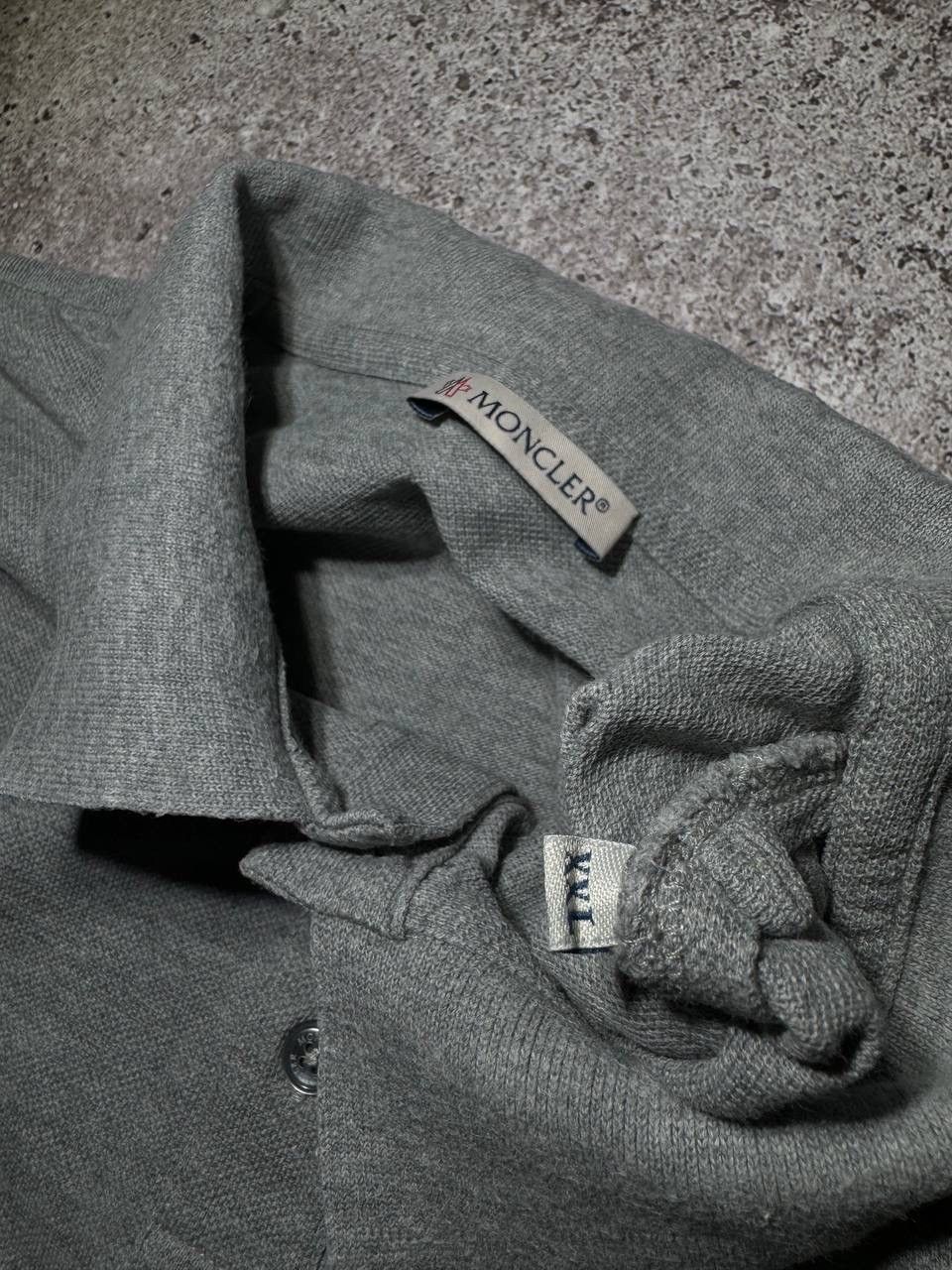 Moncler Moncler Basic Polo T-shirt Gray Collared Size US L / EU 52-54 / 3 - 6 Thumbnail