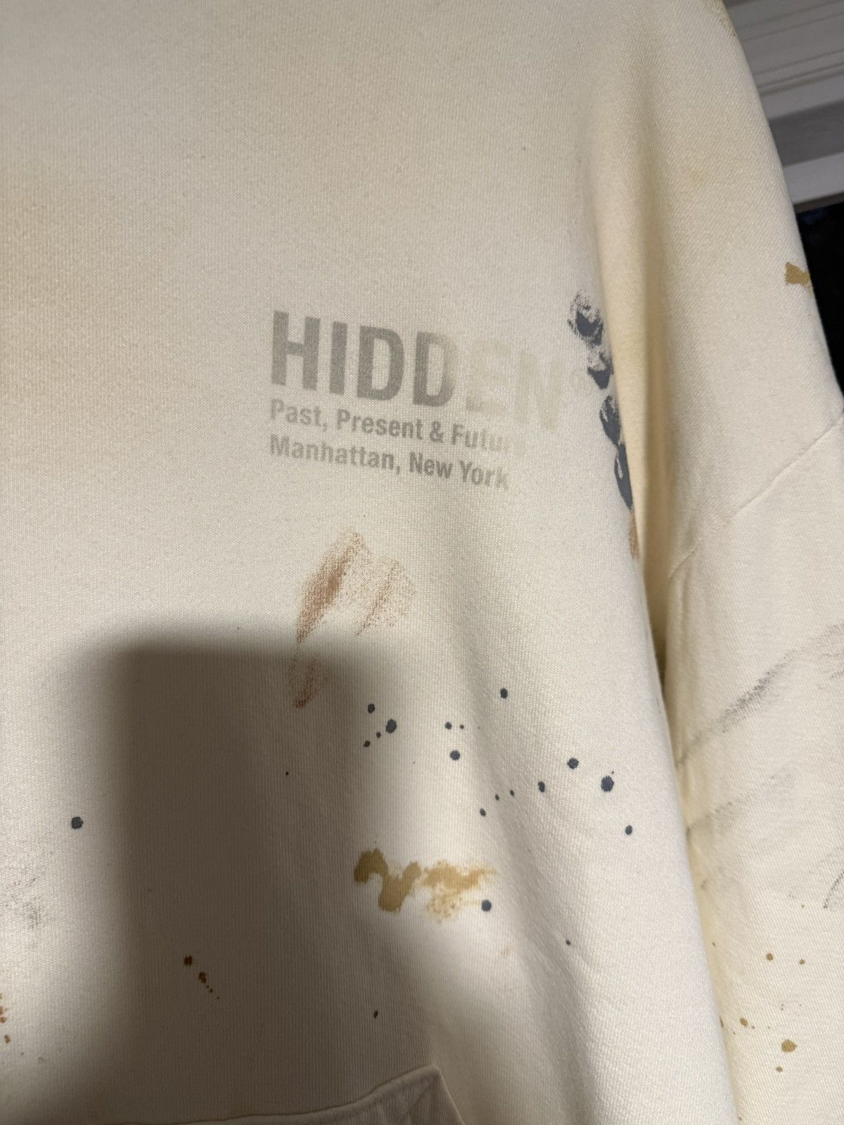 HIDDEN Hidden NYC H Logo Paint Hoodie - XL Size US XL / EU 56 / 4 - 2 Thumbnail