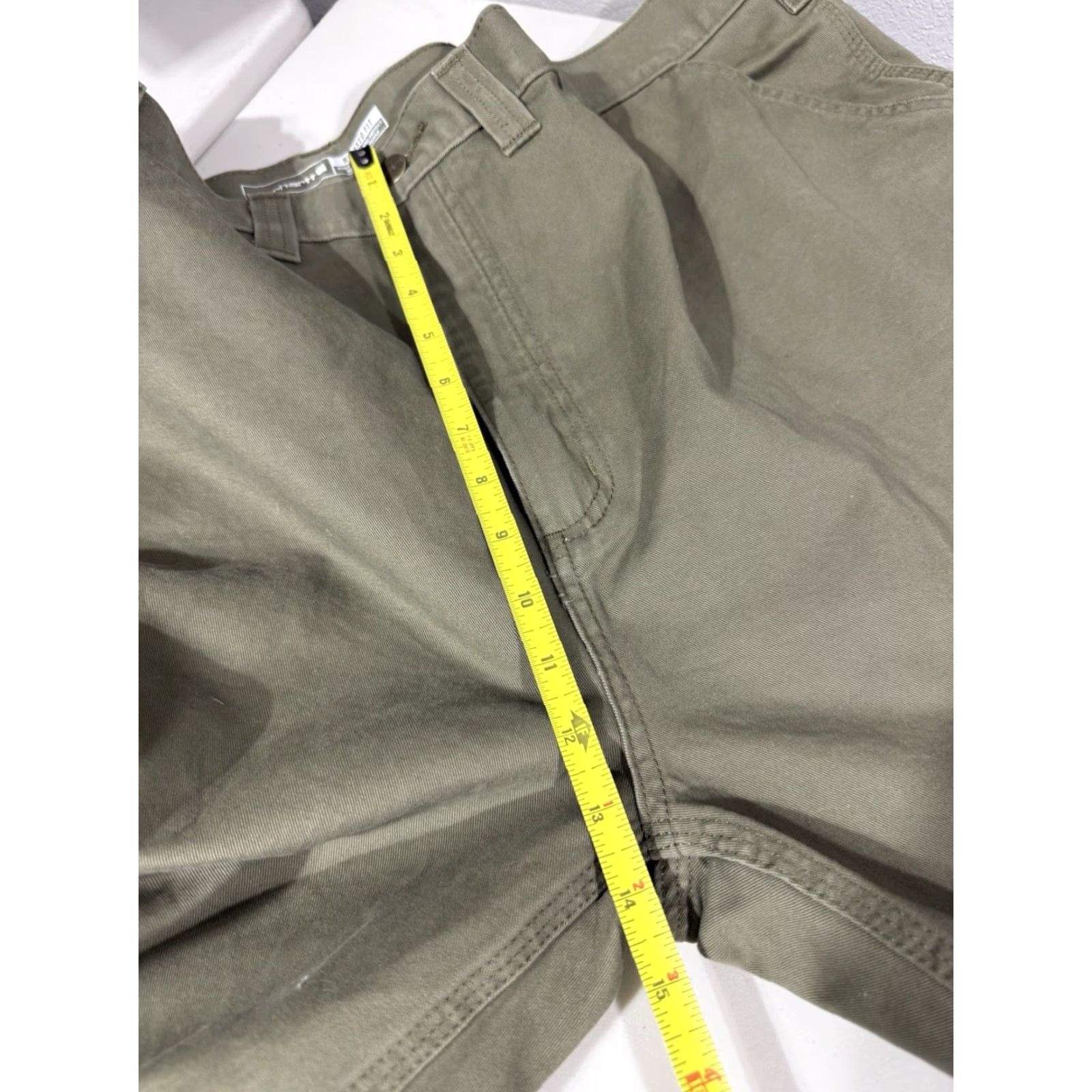 Carhartt Carhartt Pants Mens 48x30 Washed Duck Work Relaxed Fit Pant Green Workwear B324 Pants Mens Size 48 Big & Tall Green Carpenter Vintage Size US 32 / EU 48 - 5 Thumbnail