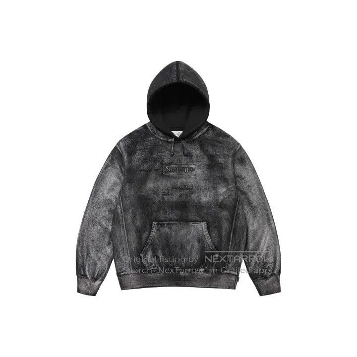 Maison Margiela Supreme x MM6 Maison Margiela Painted Logo Hoodie 0079. Size US S / EU 44-46 / 1 - 1 Thumbnail