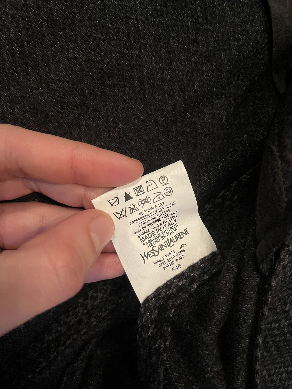 Yves Saint Laurent Yves Saint Laurent YSL cashmere blazer jacket Size 40R - 11 Thumbnail