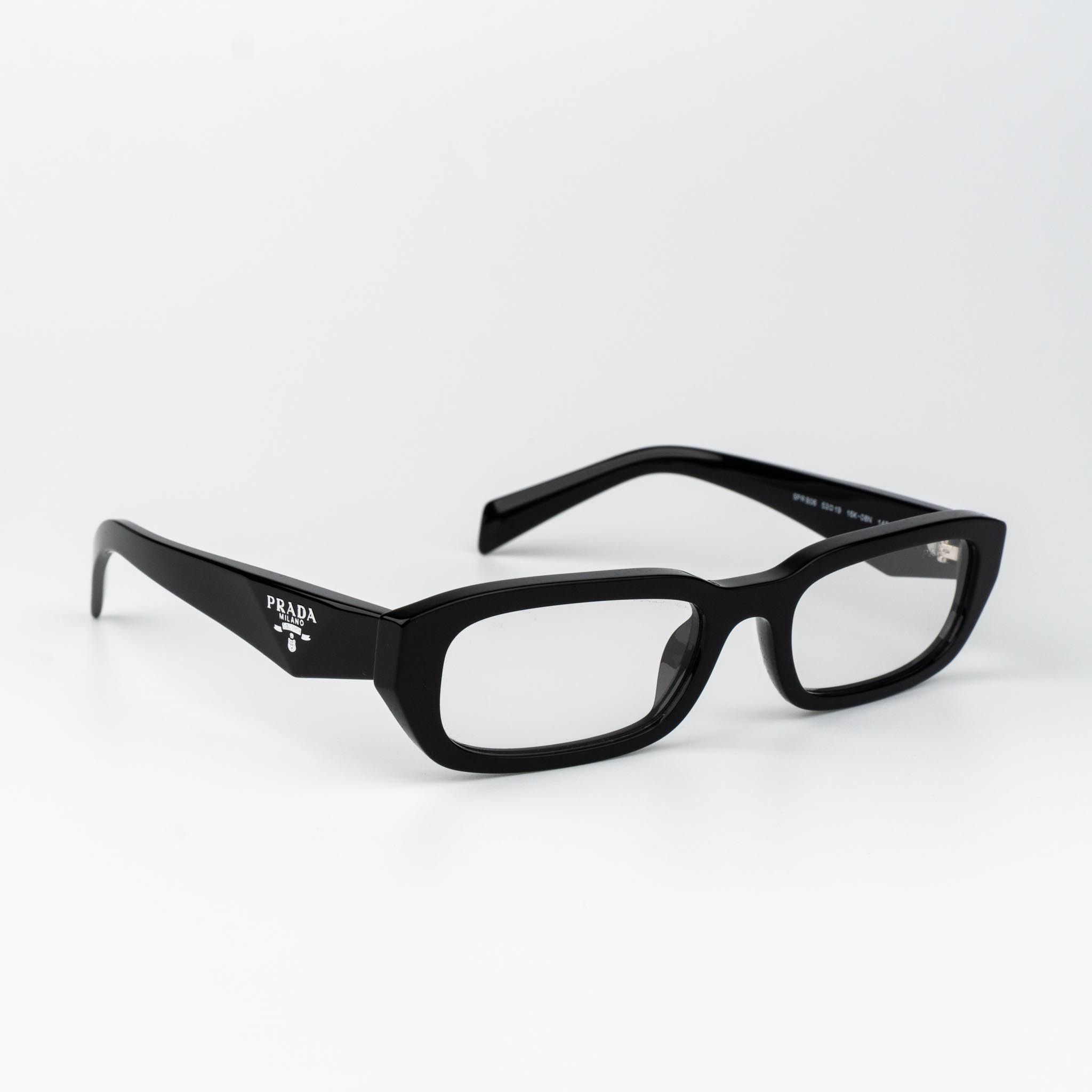 Prada Prada Women Eyeglasses Rectangle PRB06S 16K08N NEW AUTHENTIC Size ONE SIZE - 5 Thumbnail
