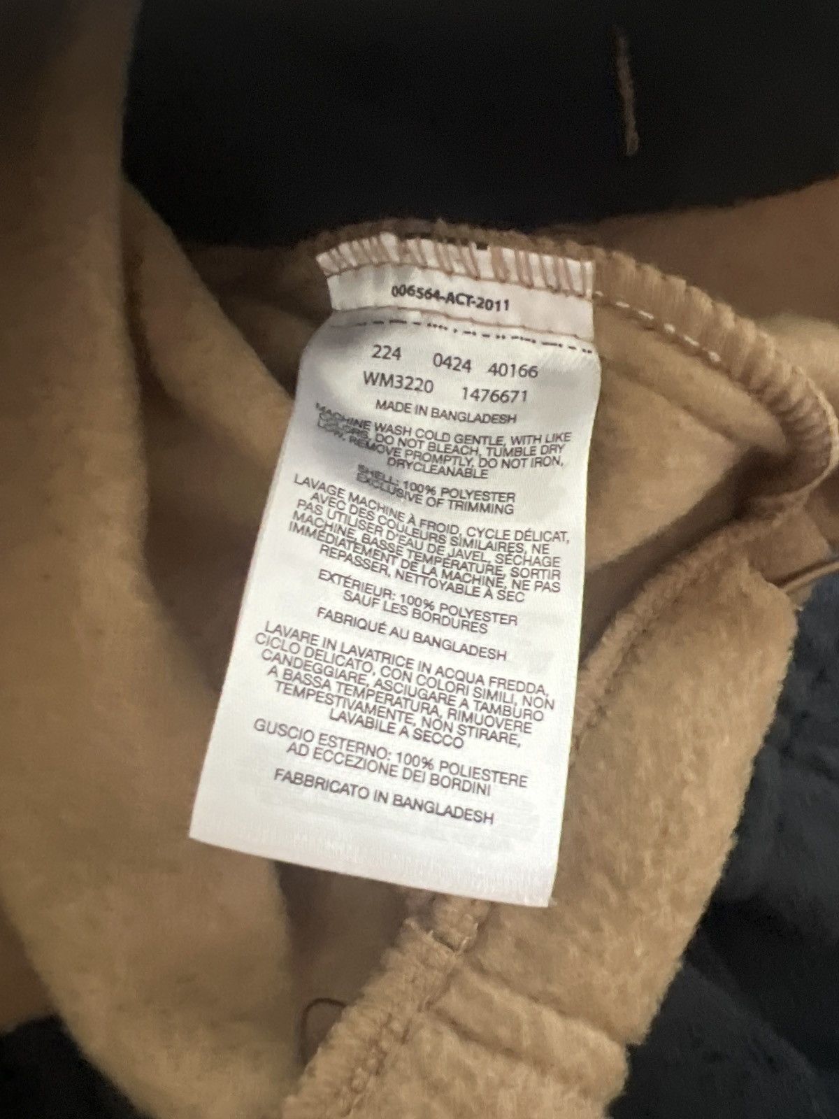 Columbia Columbia Two-Tone Brown & Black Fleece Sweatshirt Size US L / EU 52-54 / 3 - 5 Thumbnail