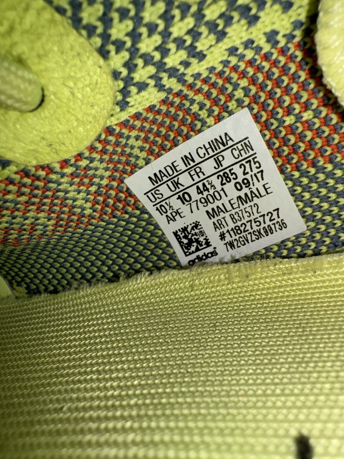 Adidas Adidas Yeezy Boost 350 V2 “Semi Frozen Yellow,” Men’s 10.5 Size US 10.5 / EU 43-44 - 7 Thumbnail