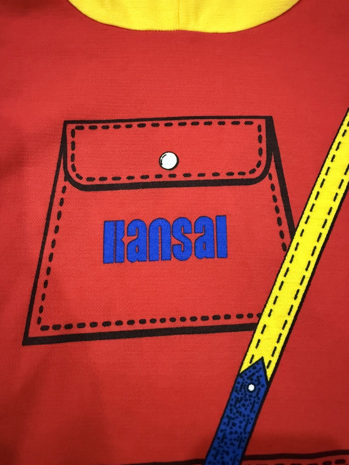 Japanese Brand Kansai Yamamoto 1980s Trompe L'oeil Errand Hoodie Size US M / EU 48-50 / 2 - 4 Thumbnail