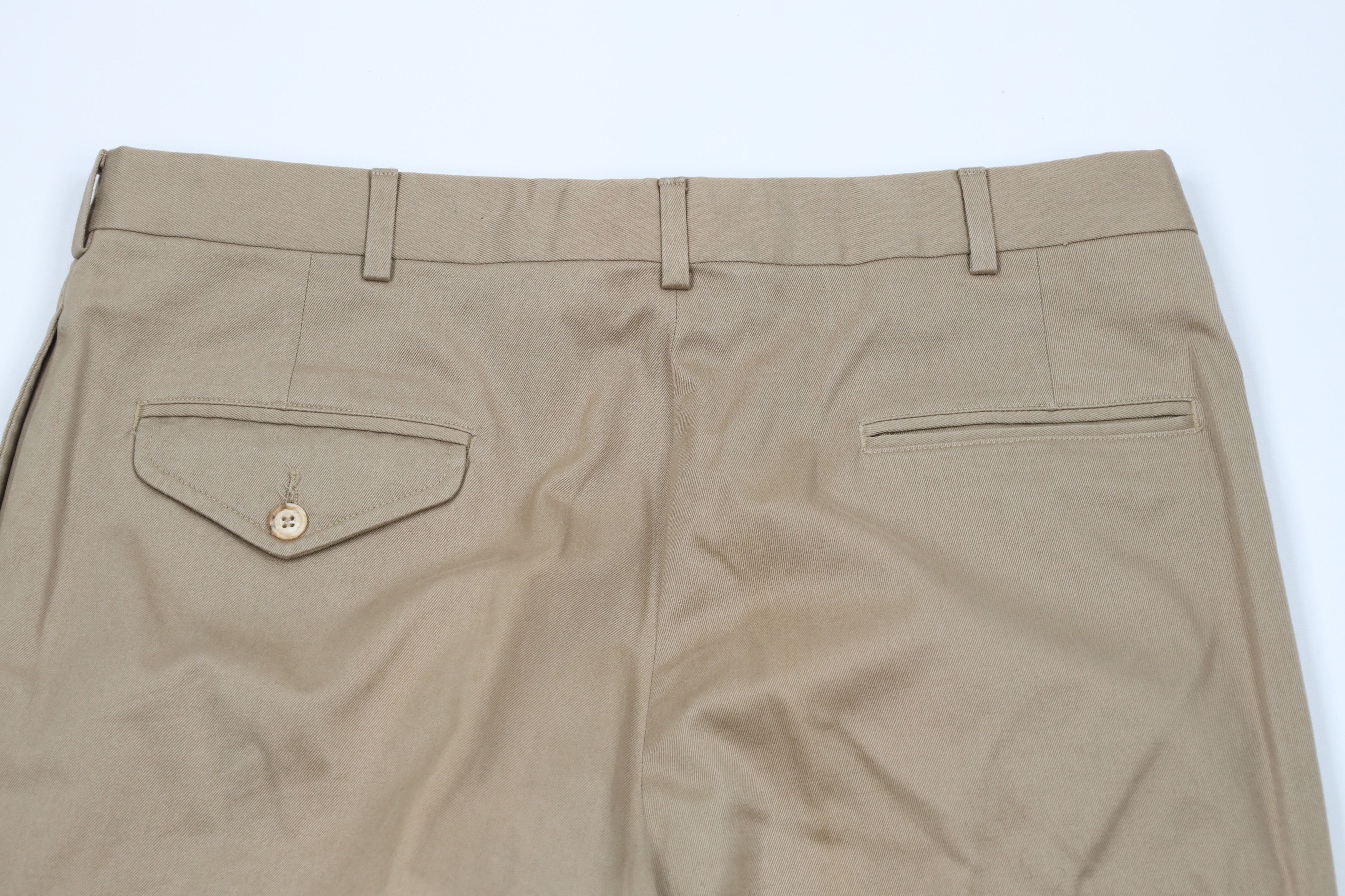 Lands' End × Vintage Vintage 90s Lands End Pleated Wide Leg Chino Pants USA Size US 36 / EU 52 - 8 Thumbnail