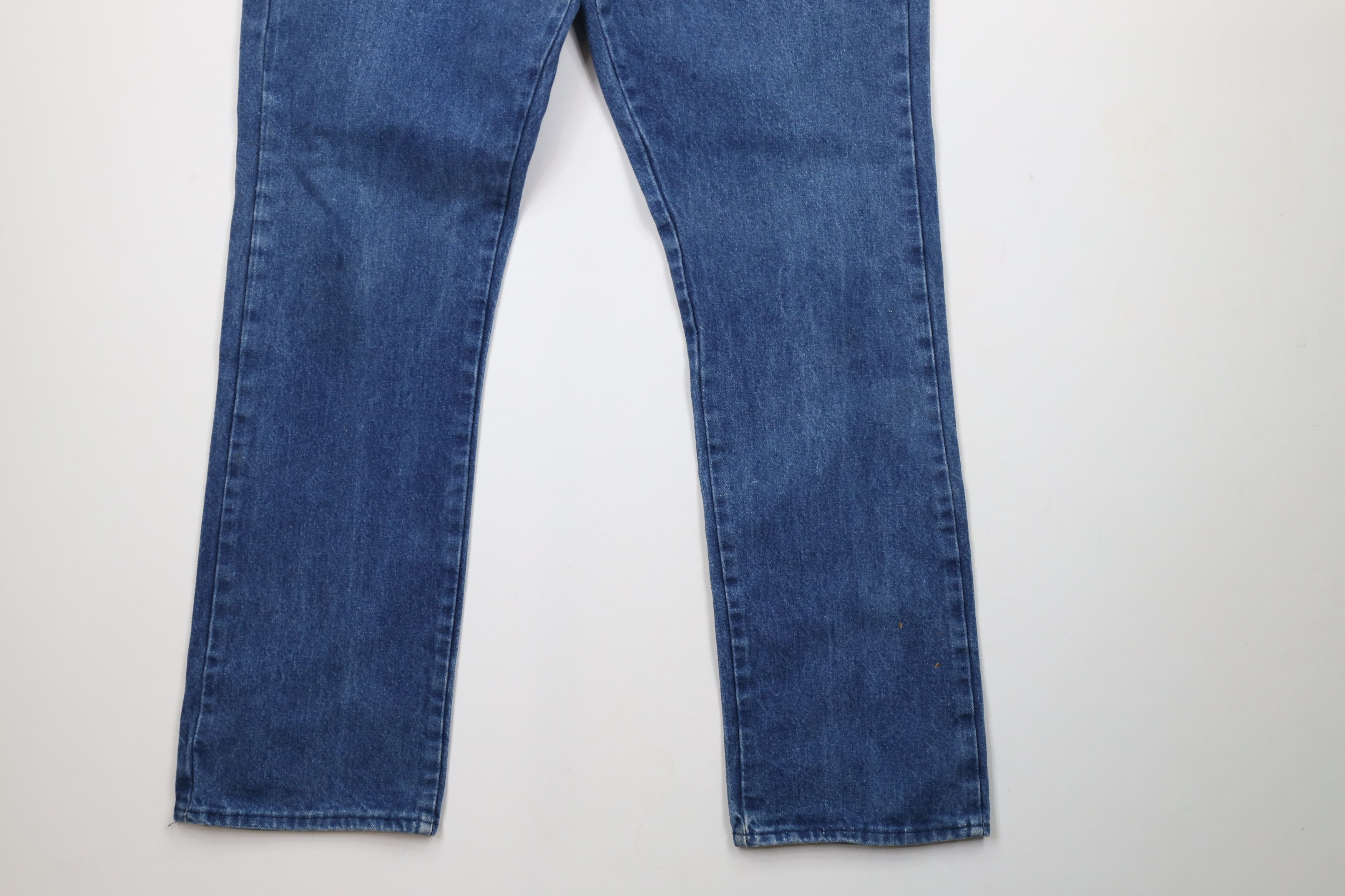 Vintage Vintage 70s Streetwear Straight Leg Denim Jeans Blue USA Size US 40 / EU 56 - 4 Thumbnail