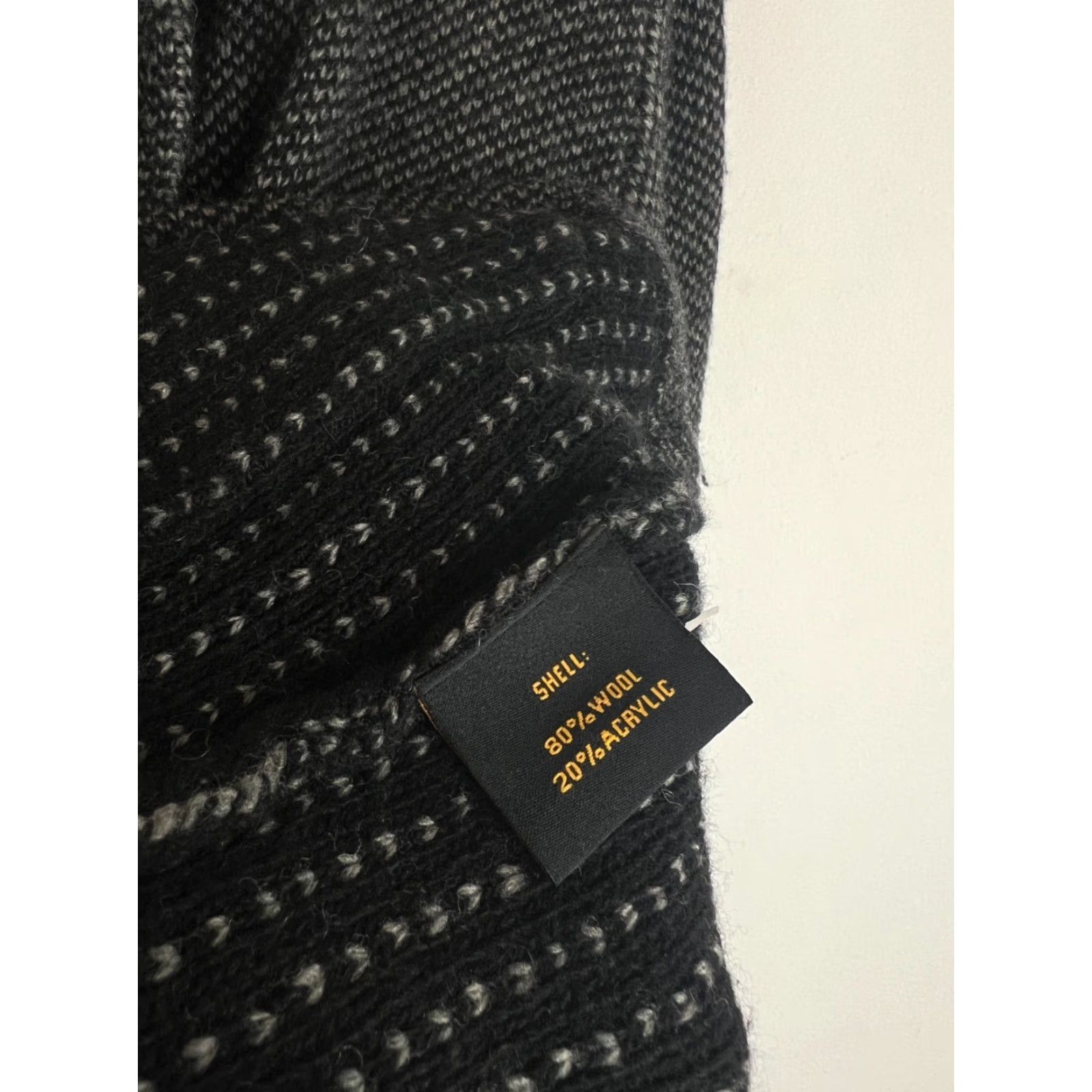Vintage William Hunt Wool Knit Blazer Jacket Blazer Men S Blue Herringbone 90s Classic Wool Blazer Mens Size 36R - 7 Thumbnail
