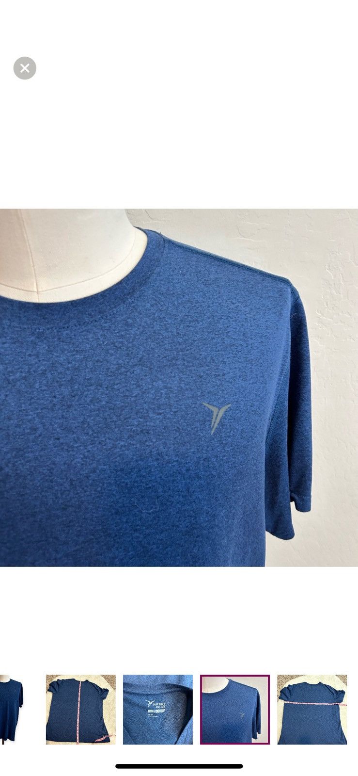 Old Navy Old navy men’s XL blue athletic tee Size US XL / EU 56 / 4 - 4 Thumbnail