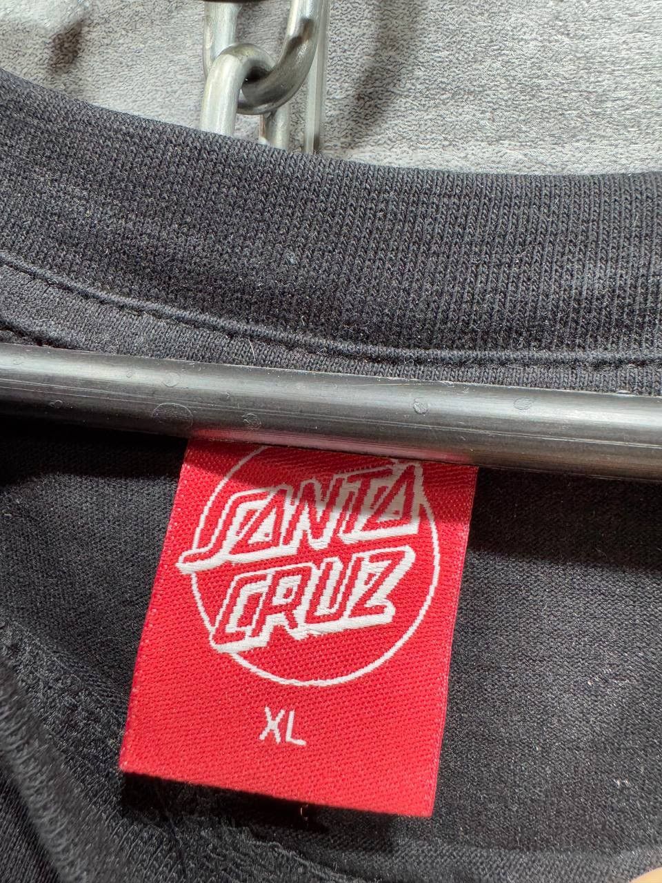 Santa Cruz Skateboards Vintage Y2K Santa Cruz Skateboards T Shirt Black Skate Mens Size US XL / EU 56 / 4 - 3 Thumbnail