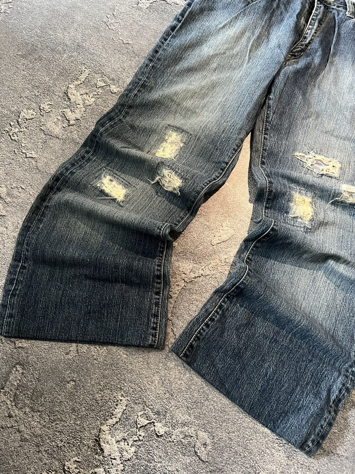Japanese Brand Archive Japanese Flare Distressed / Number Nine Style Size US 34 / EU 50 - 2 Thumbnail