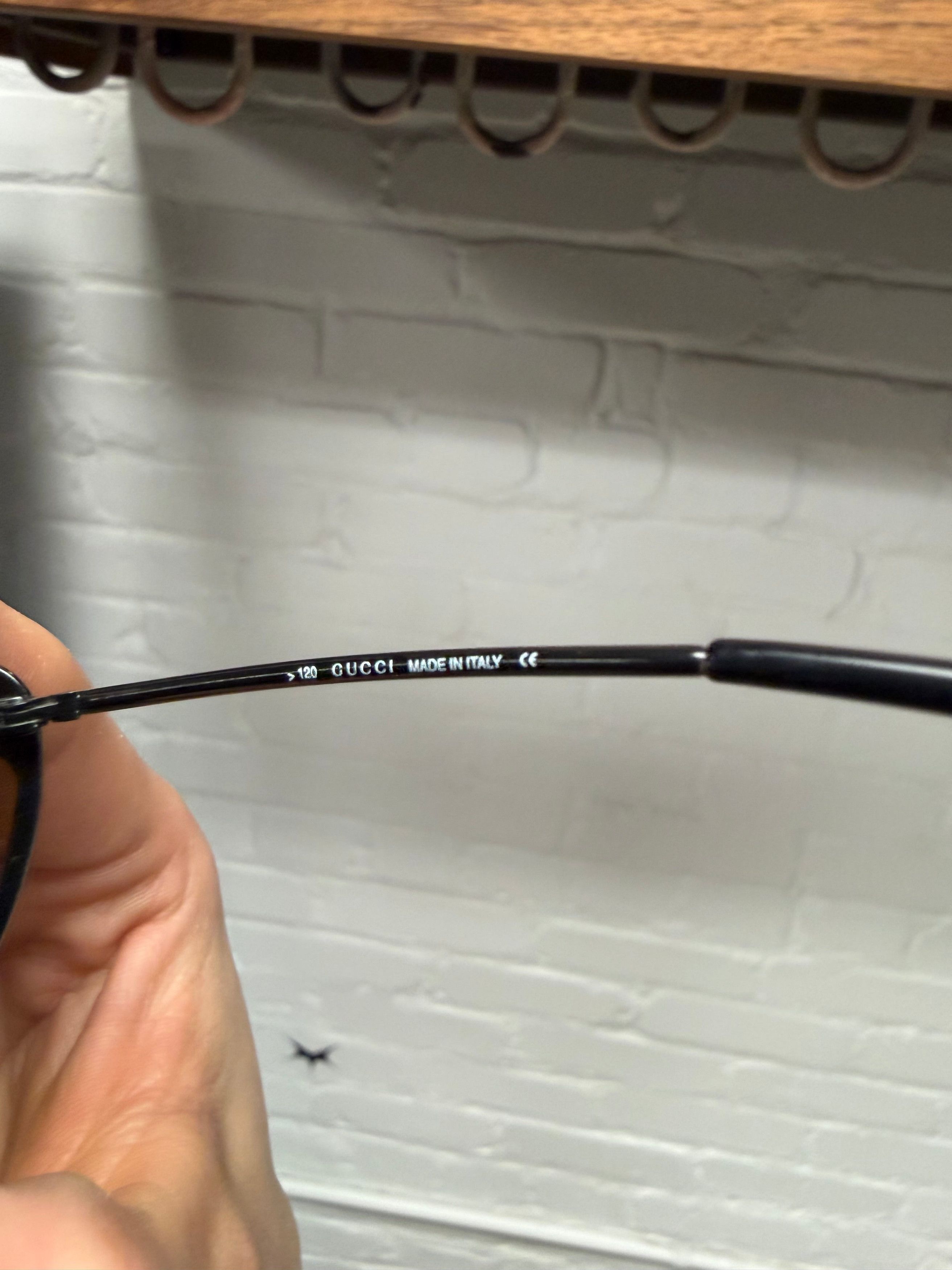 Gucci 2000s Gucci Rimless Green Tinted Silver Frame Sunglasses Size ONE SIZE - 5 Thumbnail