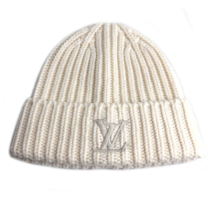 Louis Vuitton Louis Vuitton Louis Vuitton Beanie Only Wool Knit Cap Textile Hats M90799 DUTY FREE for USA Size ONE SIZE - 1 Thumbnail