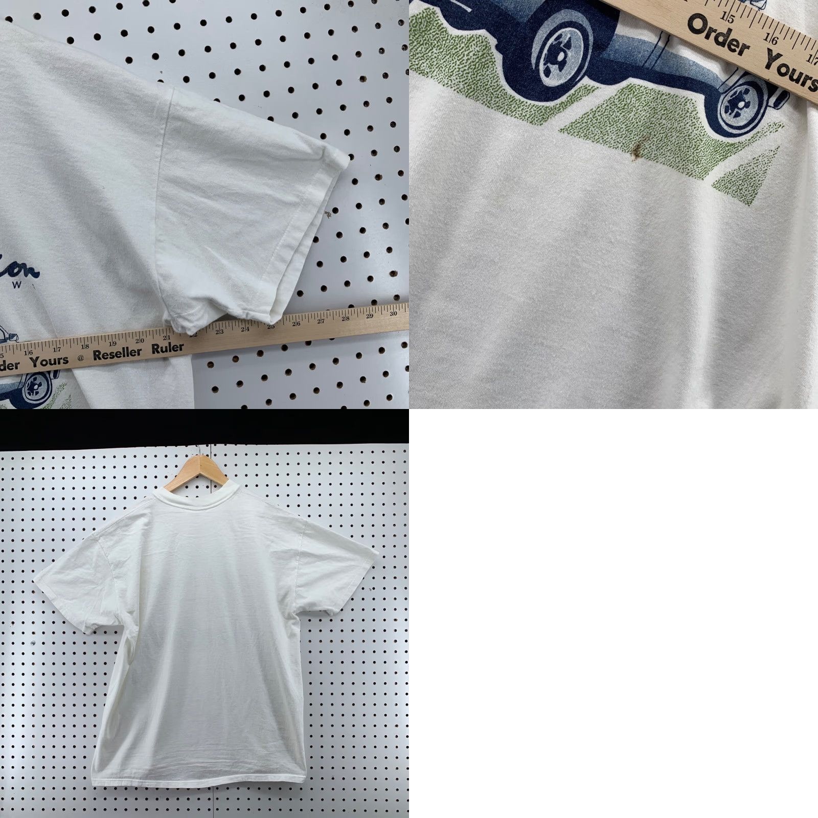 Vintage Vintage Notre Dame White T-Shirt - Stedman, 80s, Large, Mens, Short Sleeve, Crew Neck, Single Stitch, Logo, University Spirit Size US L / EU 52-54 / 3 - 8 Thumbnail