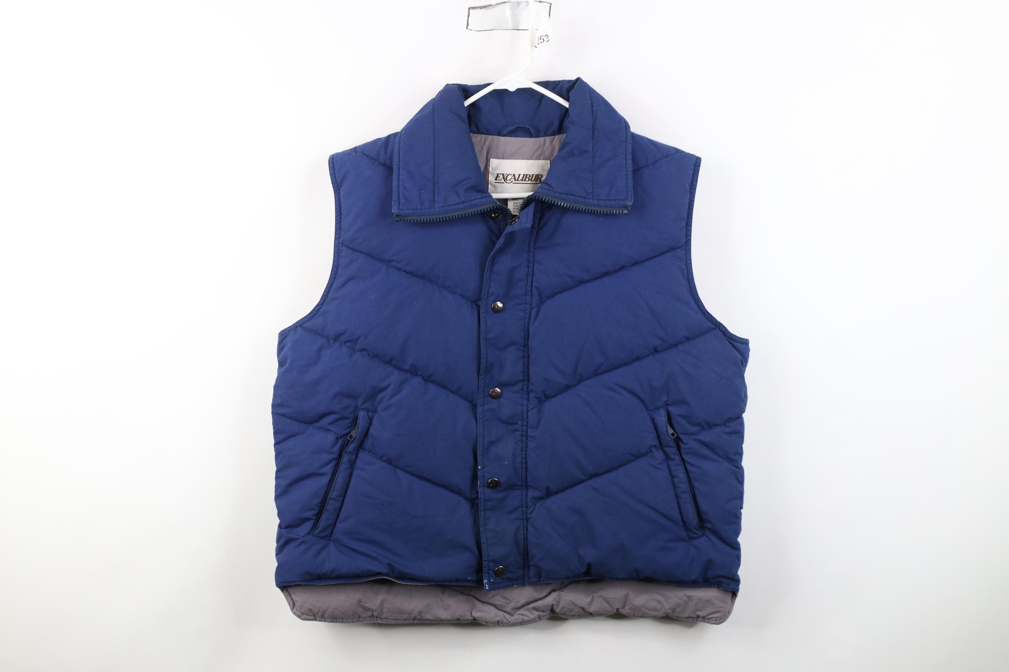 Vintage Vintage 90s Streetwear Goose Down Fill Puffer Vest Jacket Size US L / EU 52-54 / 3 - 1 Thumbnail