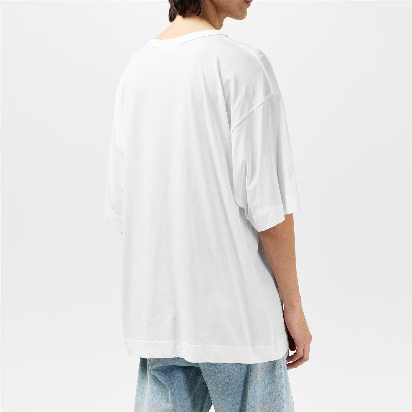 Dries Van Noten o1g2r1mq0426 Graphic T-Shirt in White Size US L / EU 52-54 / 3 - 3 Thumbnail